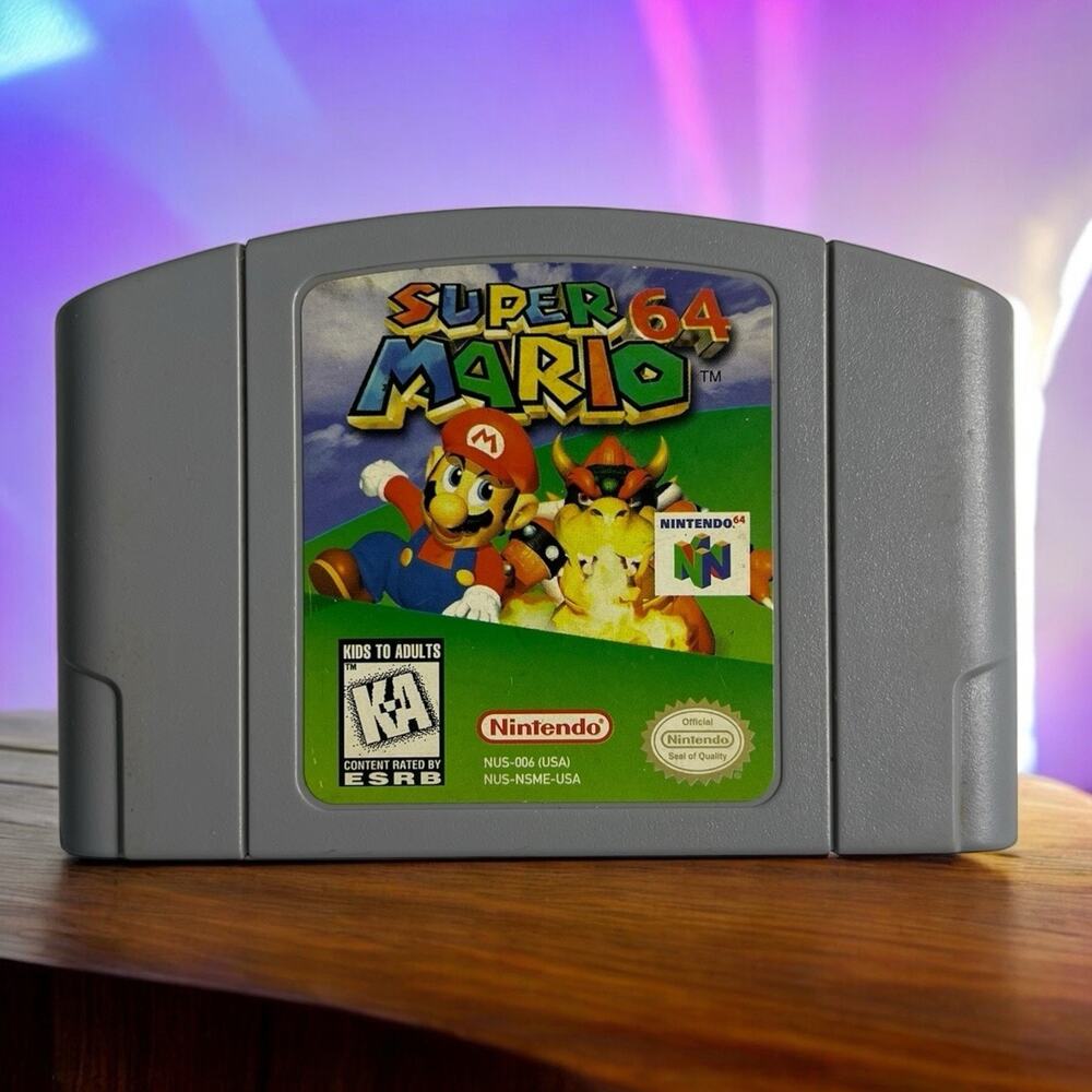 Super Mario 64 Nintendo 64 N64 Video Game Retro Nostalgia Vtg‎ Cartridge Only